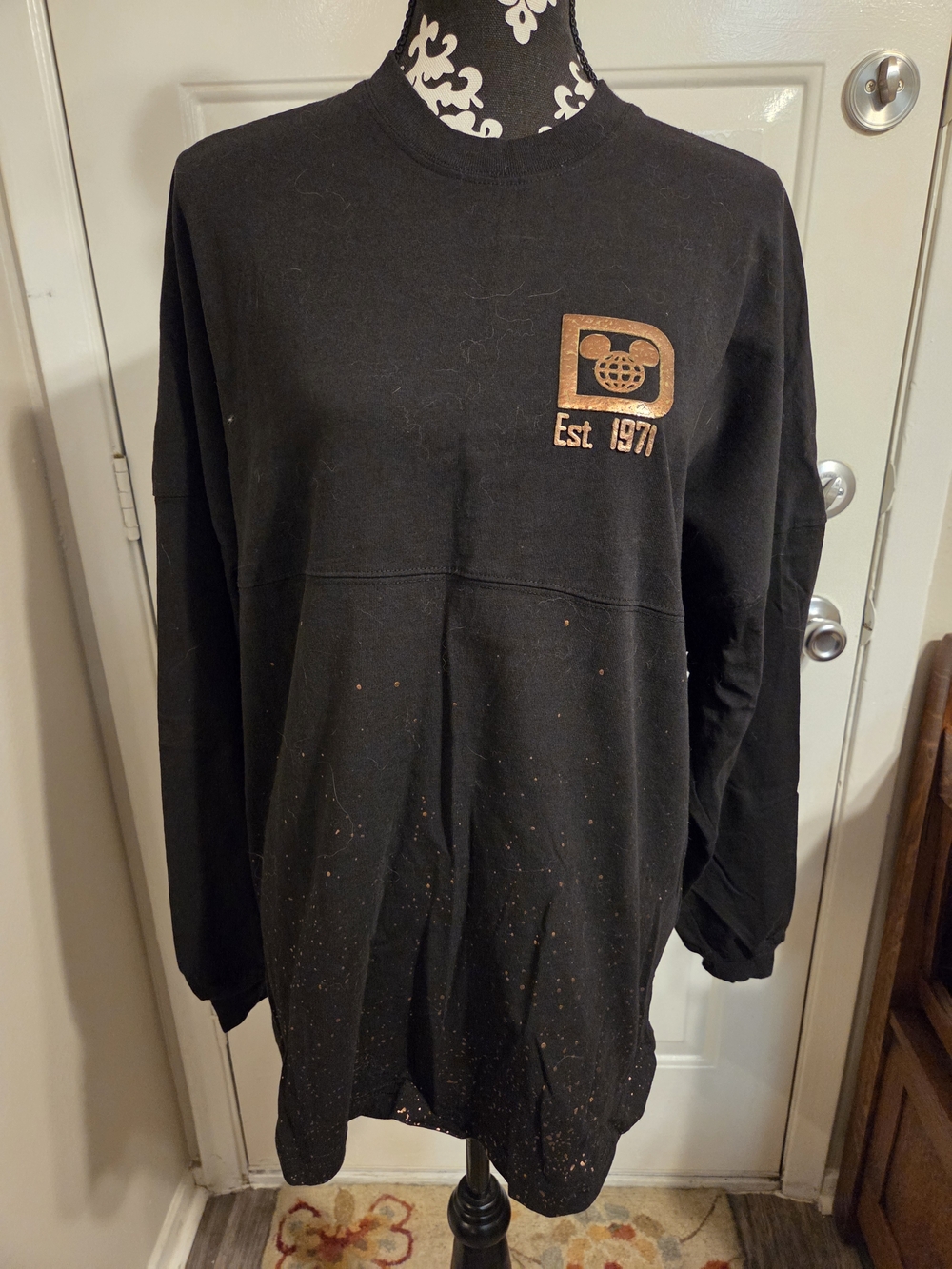 Disney WDW Sprirt Jersey with Copper Logo and Speckle Accents